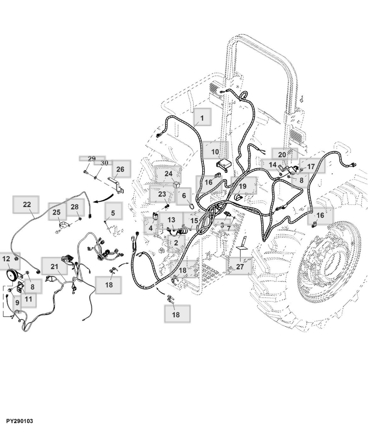 Bộ dây dẫn điện, không Turbo